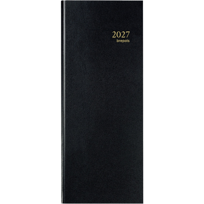 Agenda banquier long 1 volume noir
