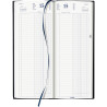 Agenda banquier long 1 volume noir