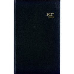 Agenda banquier large 1 volume noir