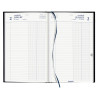 Agenda banquier large 1 volume noir