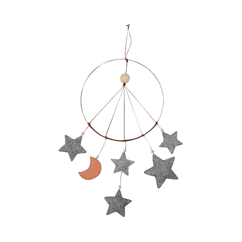 Lot de 10 anneaux métal cuivre 15 cm