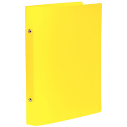 Classeur 2 anneaux en polypropylène, format 17x22 cm, dos 2 cm, colori