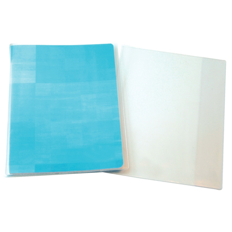 Paquet de 10 protège-cahiers en PVC 15/100ème, pour format 17x22 cm, i