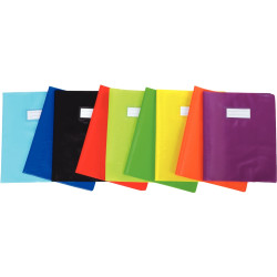 Paquet de 10 protège-cahiers en PVC 21/100ème, pour format 17x22 cm, v