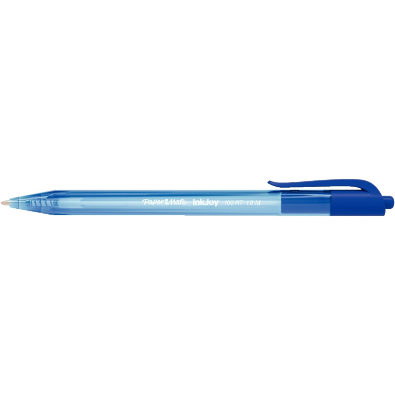 Stylo bille Inkjoy 100 rétractable bleu