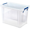 Boite de rangement 18,5L transparente