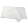 Rouleau de 30 feuilles de papier de soie 50 x 70 cm blanc