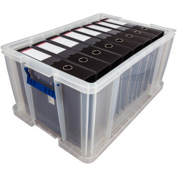 Boite de rangement 70L transparente