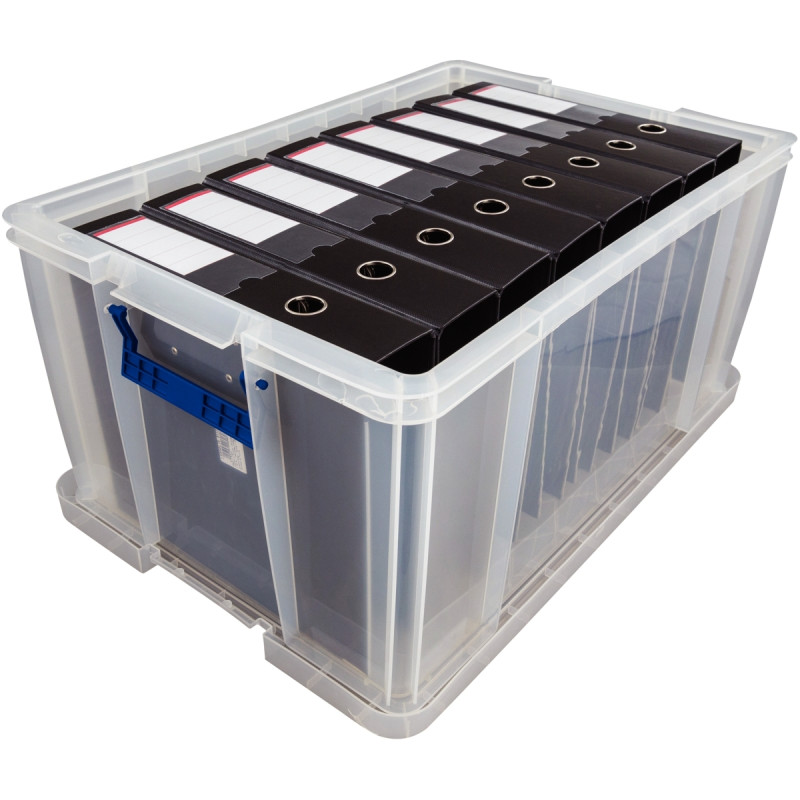 Boite de rangement 70L transparente