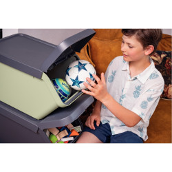 Couvercle gris pour boite de 45L et/ou 60L
