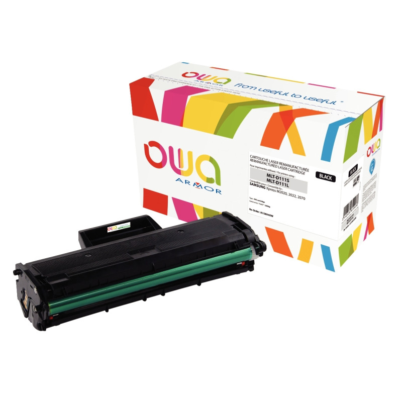 OWA toner laser noir remanufacturé compatible Samsung (MLT-D111S / ELS