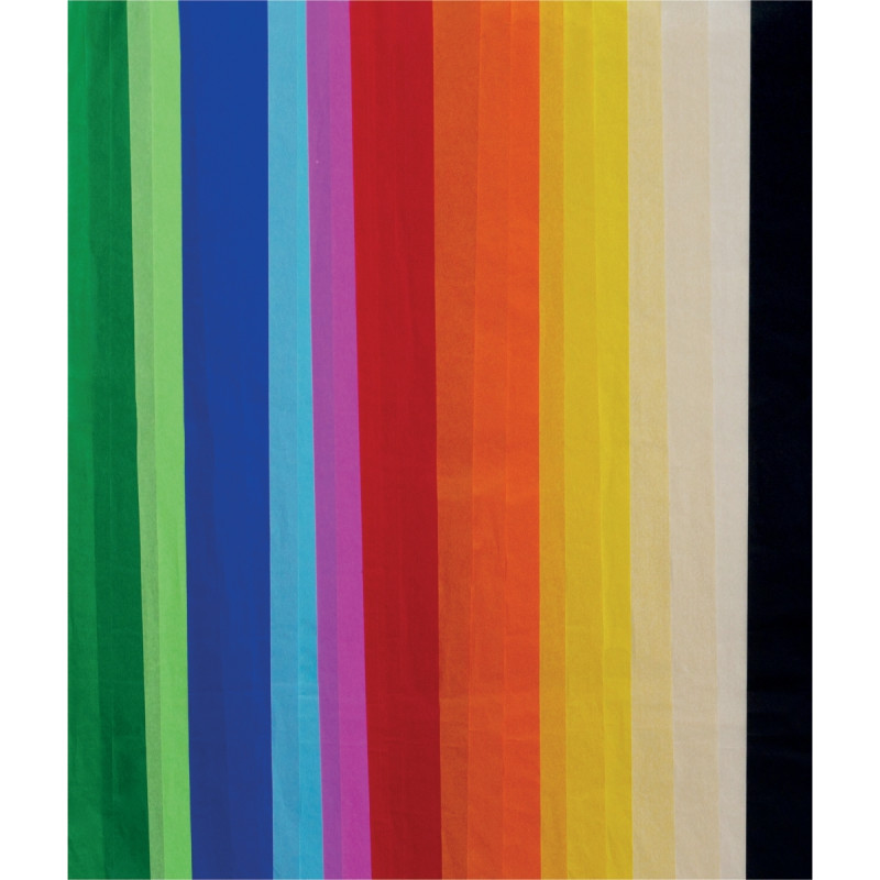 Rouleau de 30 feuilles de papier de soie 50 x 70 cm vert foncé