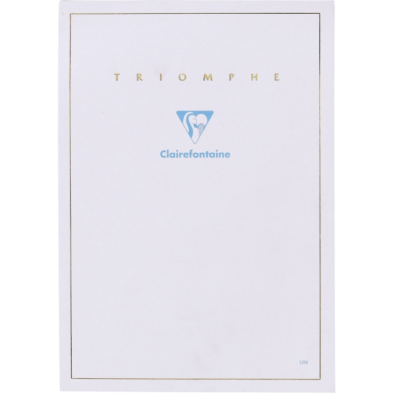 Bloc de 50 feuilles de correspondance 210x297mm velin TRIOMPHE