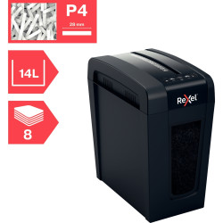 Destructeur Secure X8-SL coupe croisée 8 feuilles