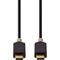 Cordon USB type C vers type C 1m noir