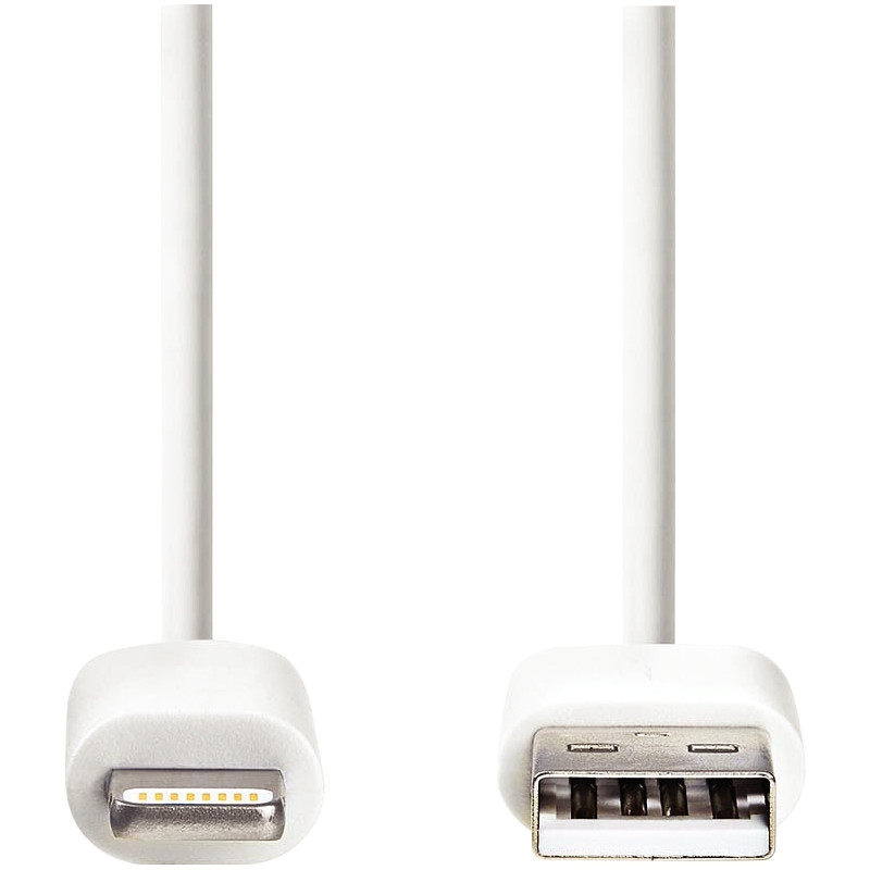 Cordon USB type A vers type Lightning 2m blanc