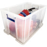 Boite de rangement 85L transparente