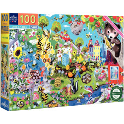Puzzle 100 pièces EEBOO, protection des abeilles