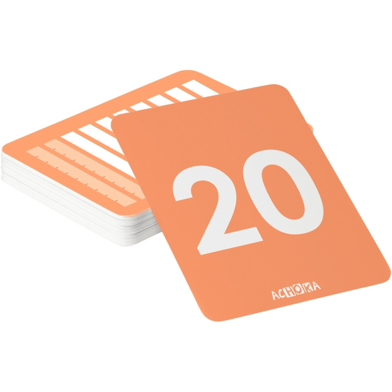 10 cartes recto/verso les dizaines
