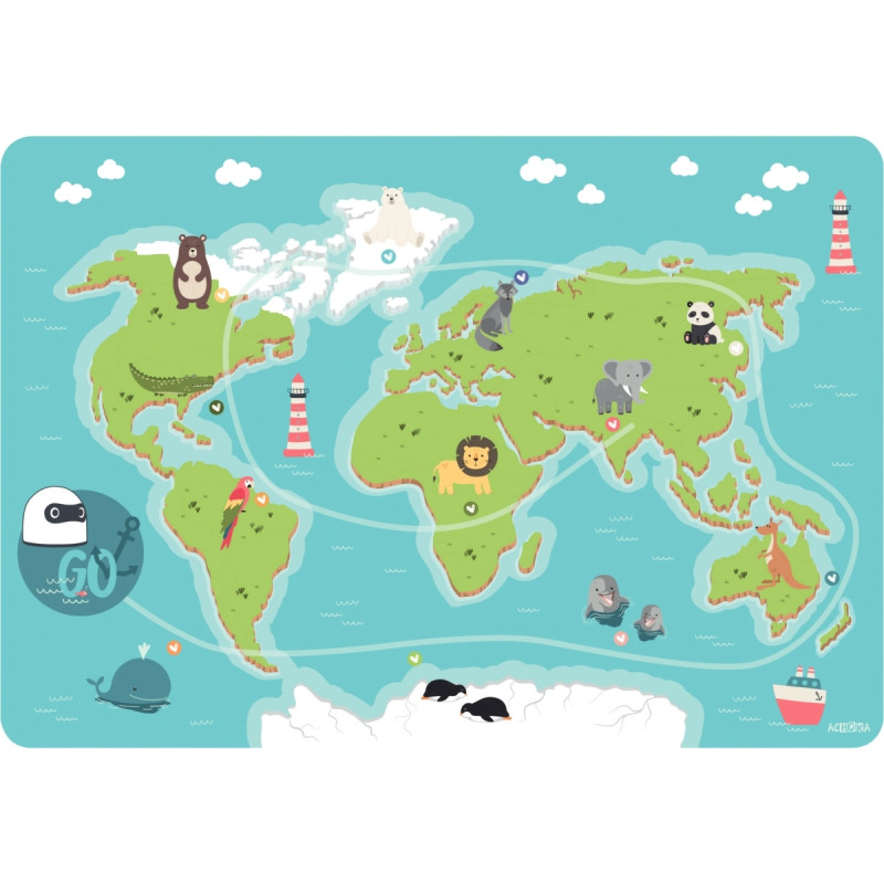 Planche animaux du monde