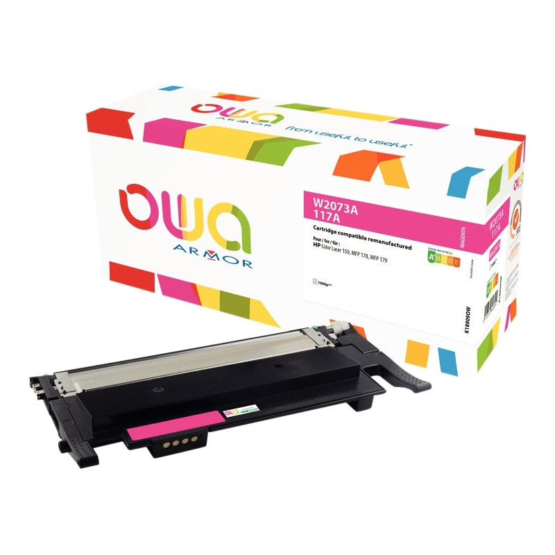 OWA cartouche laser magenta remanufacturée compatible HP 117A (W2073A)