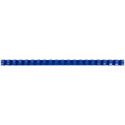 Boîte de 100 reliures plastiques couleur Ø 14mm bleu