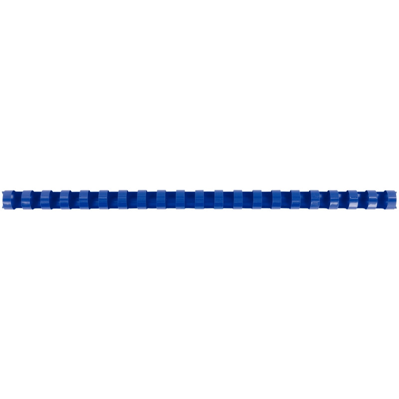 Boîte de 100 reliures plastiques couleur Ø 14mm bleu