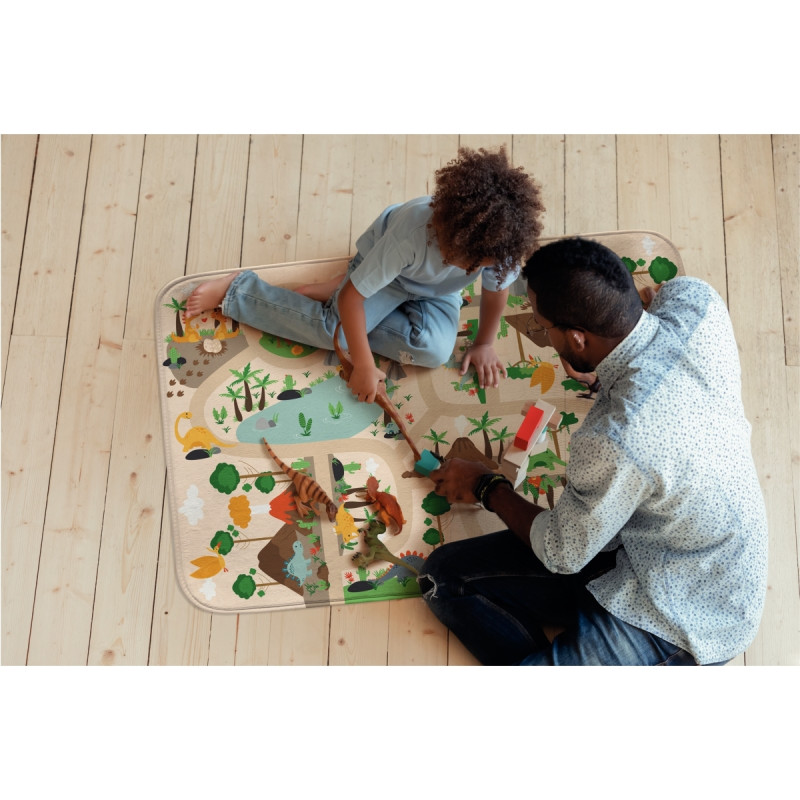 Tapis ULTRASOFT 150x100cm dinosaures