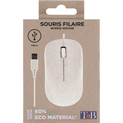 Souris filaire T'NB en bioplastique