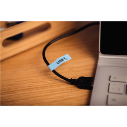 Recharge de ruban BROTHER MK noir et jaune 9 mm
