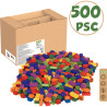 Carton de 500 briques de construction BIOBUDDI BIG