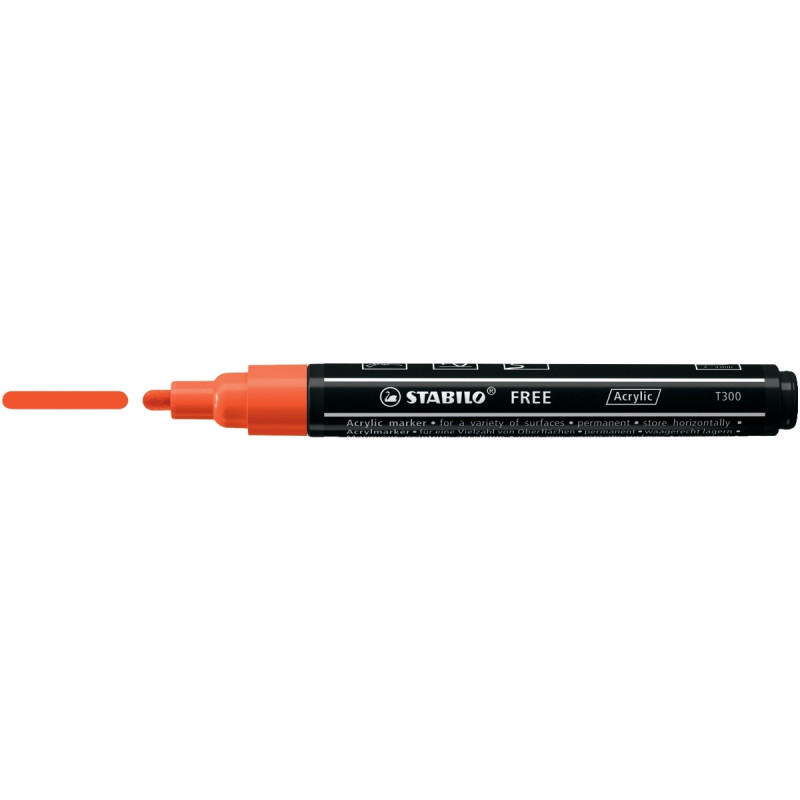Etui de 5 marqueurs Stabilo Free pointe moyenne Urban