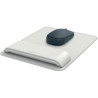 Tapis de souris Ergo avec repose-poignet réglable gris clair