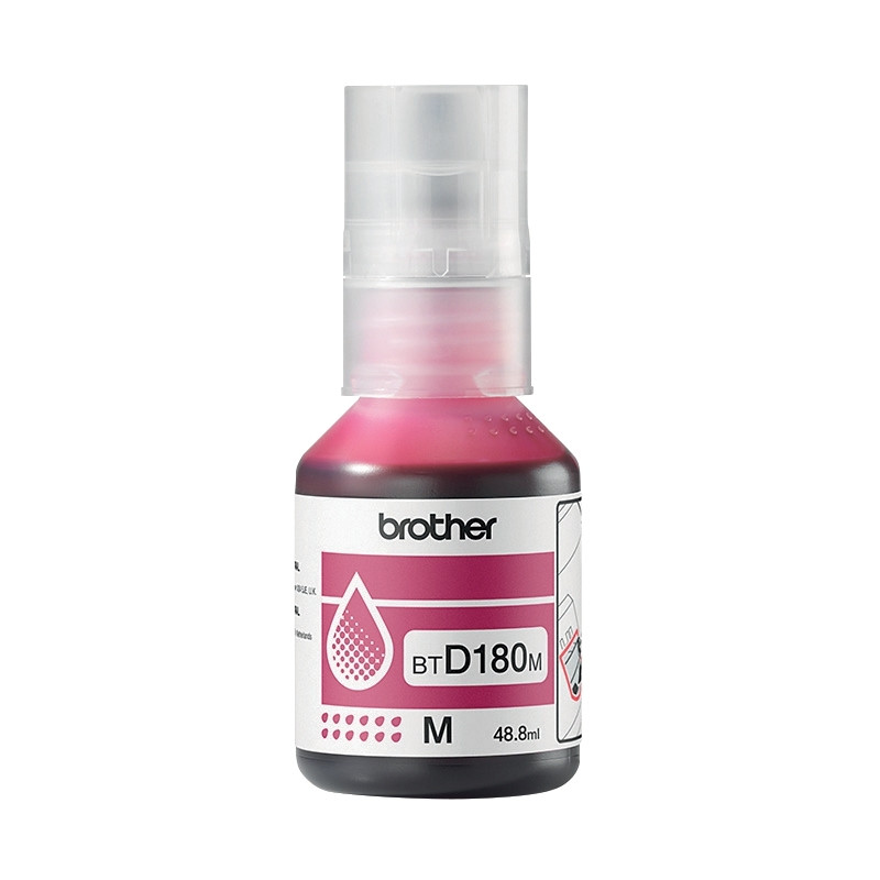 Brother BTD180 bouteille jet d'encre magenta authentique (BTD180M)
