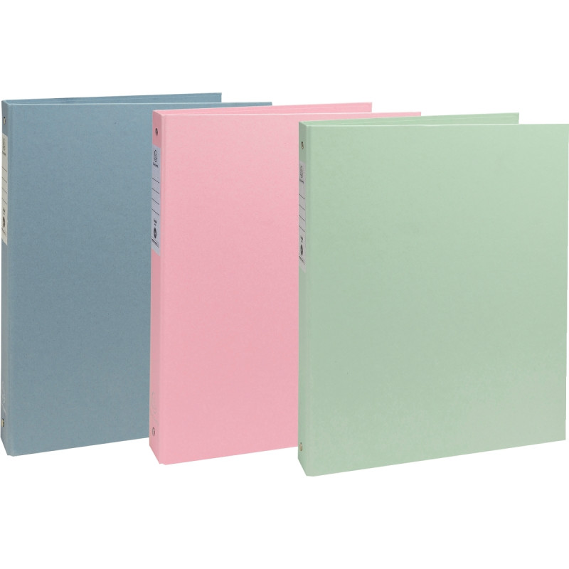 Classeur 4 anneaux en carton recyclé AUTENTIK, format A4, dos 4 cm, co