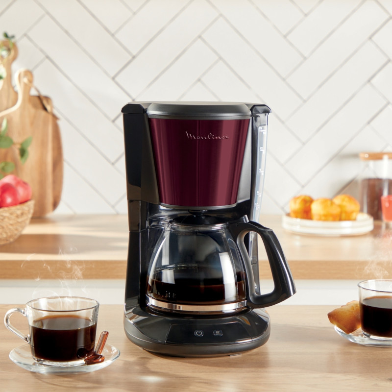 Cafetière filtre MOULINEX noir et tanin