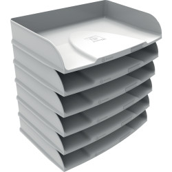 Corbeille courrier horizontale Autentik blanc