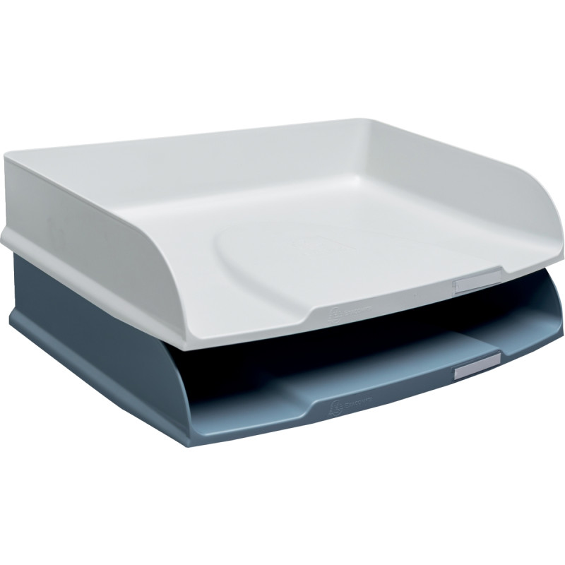 Corbeille courrier horizontale Autentik blanc