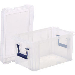 Boîte de rangement 1.7L transparente