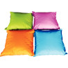 Set de 4 coussins 60x60cm assortis