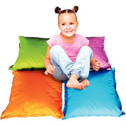 Set de 4 coussins 60x60cm assortis