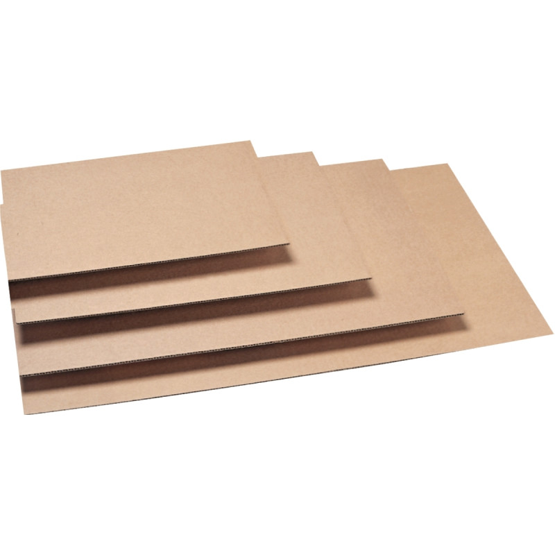 Paquet de 50 plaques carton kraft 495x395