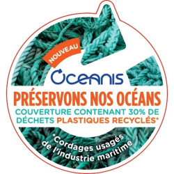 Cahier à reliure intégrale 180 pages OCEANIS format A5, quadrillé 5x5,