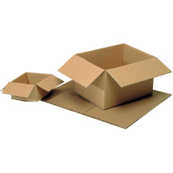 Paquet de 10 caisses américaines 300x300x300 double cannelure