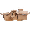 Paquet de 10 caisses américaines 300x300x300 double cannelure