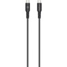 Cordon USB type C vers C 1,2m noir