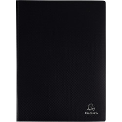 Protège-documents OPAK en polypropylène, 80 vues, noir