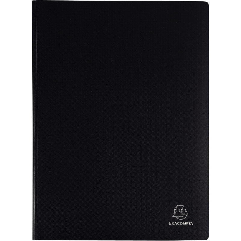 Protège-documents OPAK en polypropylène, 80 vues, noir