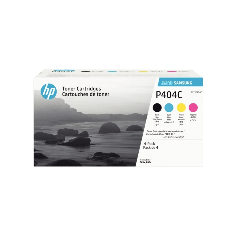 HP SU365A pack de 4 cartouches laser noir, cyan, magenta et jaune auth