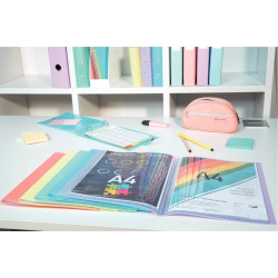 Protège-documents CHROMALINE Pastel 40 vues, coloris assortis